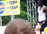 Dude throws his drink at AKON, watch what happens next