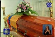 Ecuatoriano fallecido fue despedido como un heróe