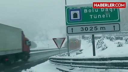 Bolu Dağı'nda Yoğun Kar Yağışı ve Sis