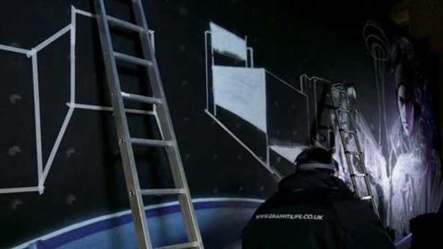 inFAMOUS Second Son Graffiti takes over PlayStation EU Offic