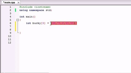 C++ Programming Tutorials - 32 - Arrays