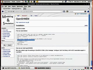 centos 6 - install OpenSHMEM