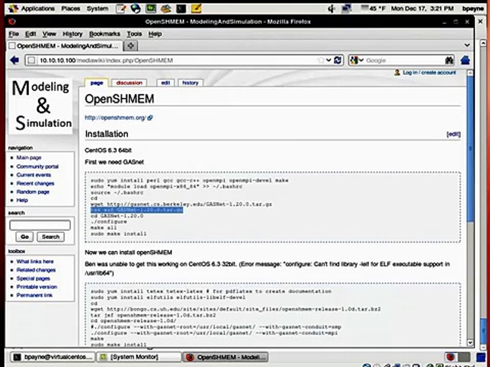 centos 6 - install OpenSHMEM