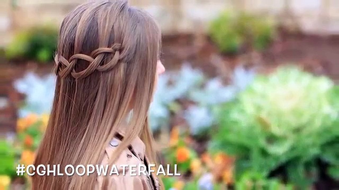 Loop Waterfall Braid - Cute Hairstyles