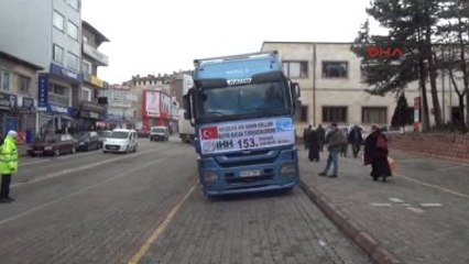 Nevşehir?den Suriye?ye 153. Yardım Tır I Gönderildi