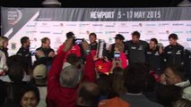 Volvo Ocean Race Team SCA sixth in newport by night