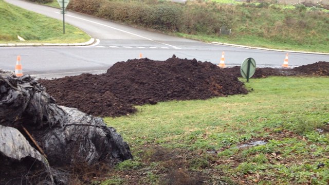 Manif des agriculteurs: de l'amiante dans