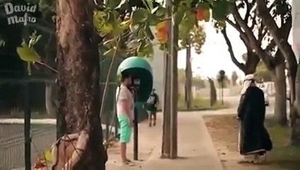 Bomb Prank funny Arab: Muslim bomb prank.