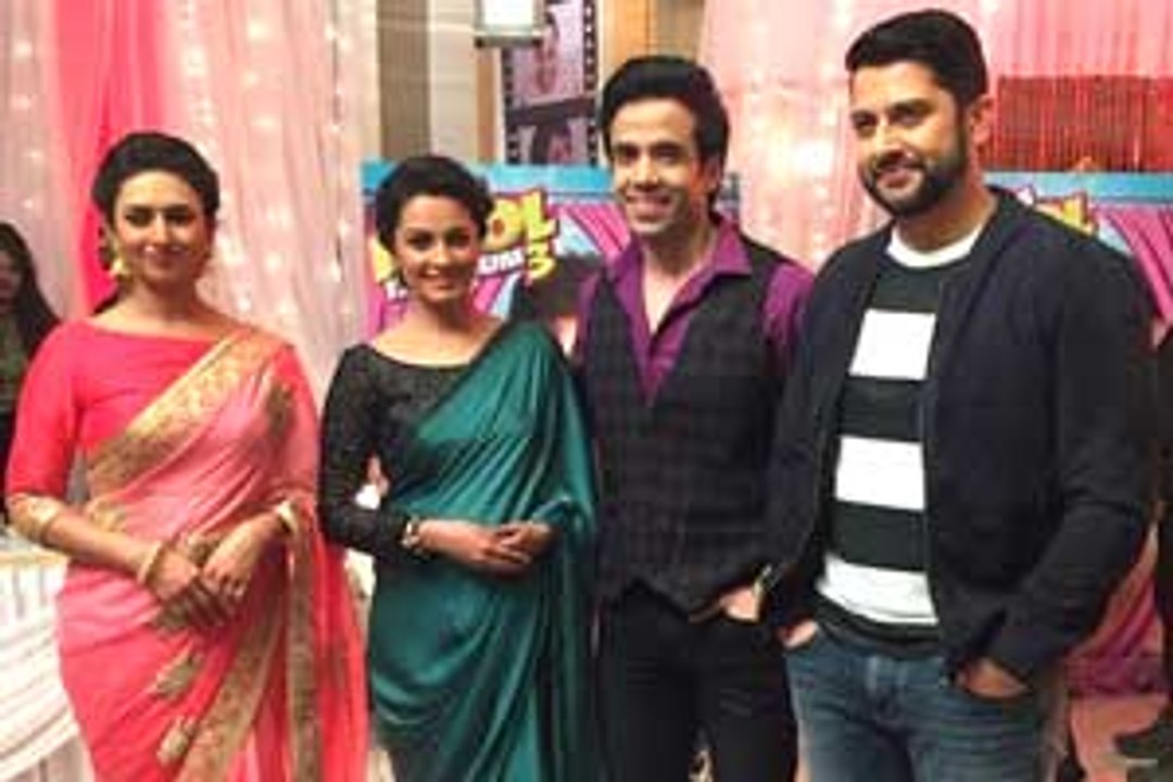 Tusshar-Aftab visit 'Yeh Hai Mohabbatein' sets for KKHH3