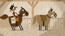 155 Anniversary Of The Pony Express Google Doodle