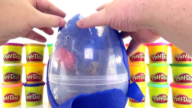 The Peanuts Movie McDonalds Happy Meal Kids Toys In A Giant Play Doh Surprise Egg