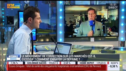 Correction sur les marchés: "Elle est en partie excessive compte tenu de l'optimisme autour de la zone euro et des résultats des entreprises", Pascal Bernachon – 18/01