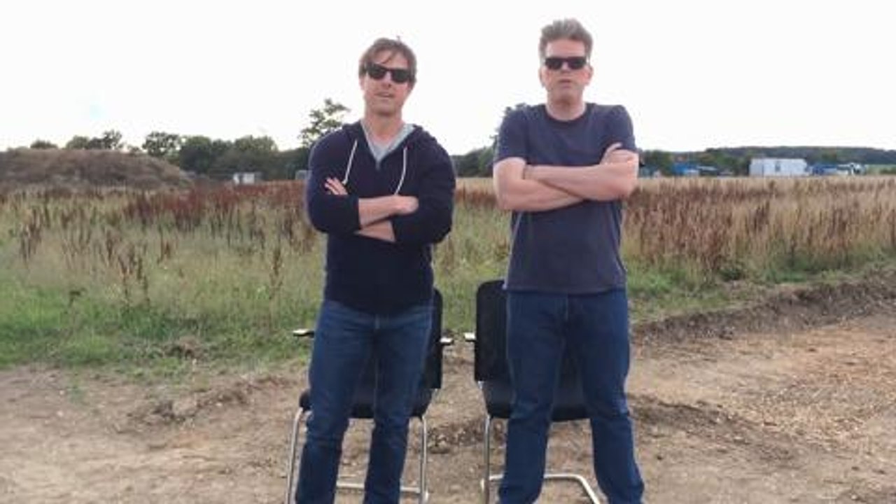 Tom Cruise and Chris McQuarrie MISSION IMPOSSIB...