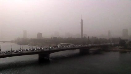 Violente tempête de sable en Égypte
