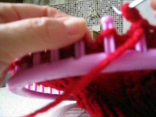 Point de riz au tricotin