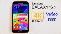 UHD 4k video test Samsung Galaxy S5 - Walking sample