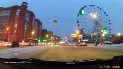 Winter Car Crashes Compilation - Part 1 - Luckyvox