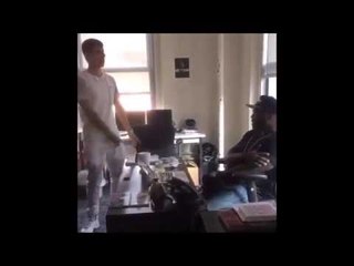HHV Exclusive: 50 Cent watches Zach Farlow perform for him in his office