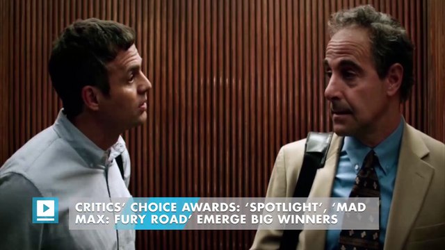 Critics’ Choice Awards: ‘Spotlight’, ‘Mad Max: Fury Road’ emerge big winners