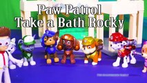 PAW PATROL Nickelodeon Paw Patrol Take a Bath Rocky a Paw Patrol Video Parody
