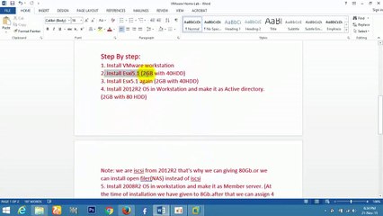 How To Setup Vmware Home Lab