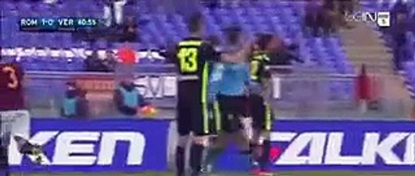 All Goals & Highlights ~ AS Roma 1-1 Hellas Verona ~ 14_1_2016 [Serie A] -