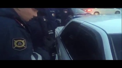 ДПС г.Белогорска Амурской области, остановка водителей