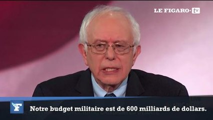 Syrie : Bernie Sanders critique la stratégie militaire américaine