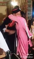 son washes the feet of his parents and drink the water