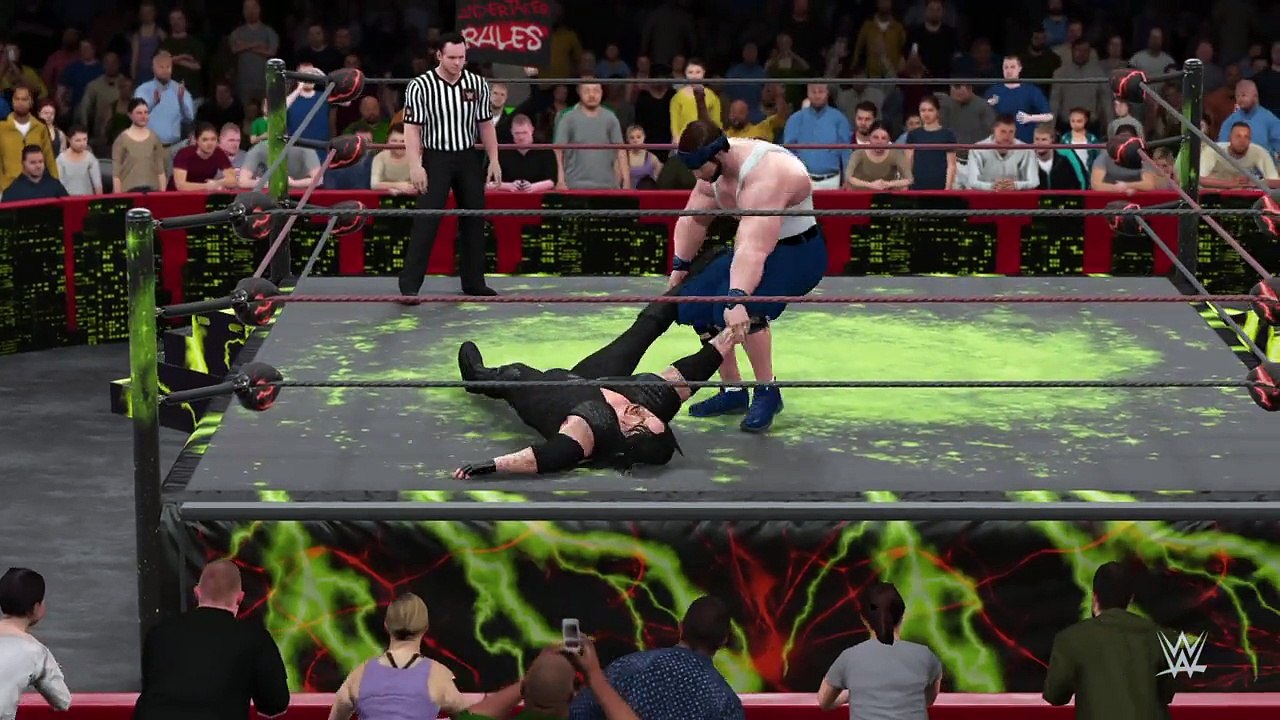 WWE 2K16 the undertaker v magic mike