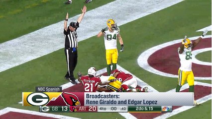 Announcers call crazy Packers/Cardinals ending in Spanish