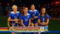US Womens Soccer Fifa 16 Behind the Scenes on GMA | LIVE 7 3 15