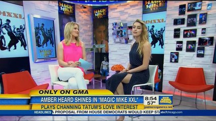 Amber Heard Good Morning America Interview | LIVE 7 1 15