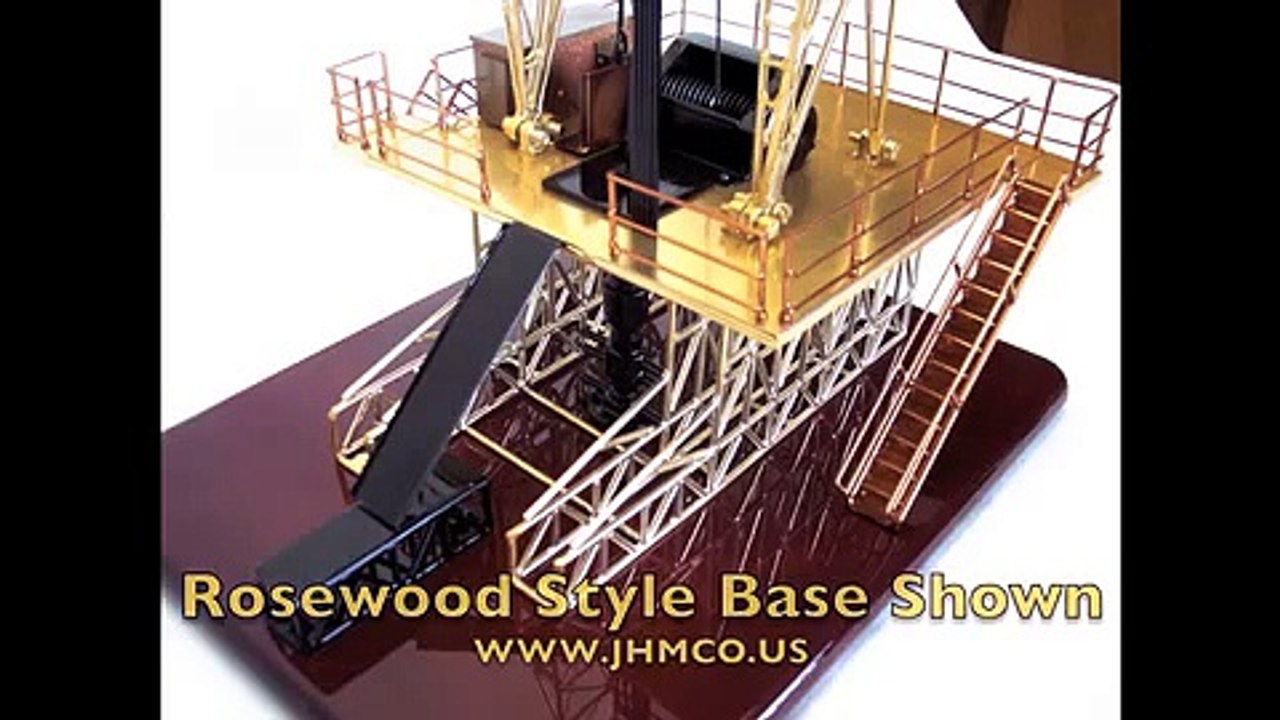 Oilfield Oil & Gas Drilling Rig Model by rigzone international