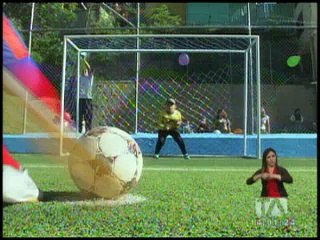 Alcalde entregó cancha sintética en El Tejar