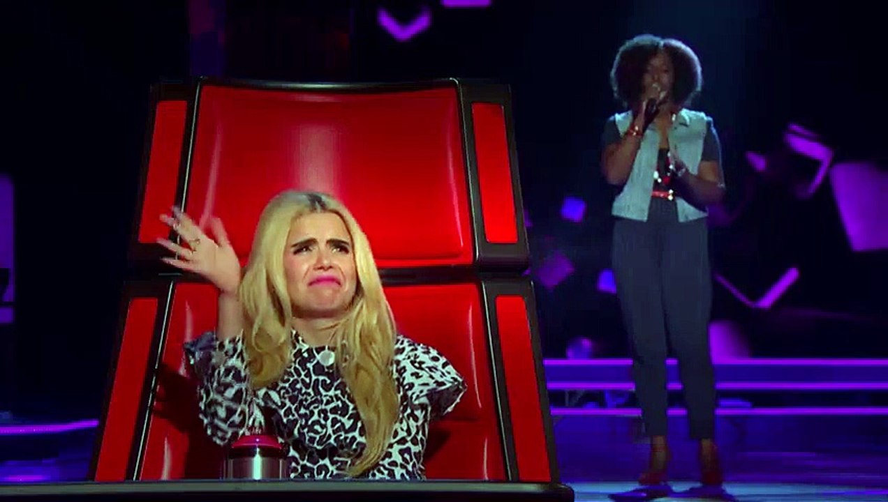 Janine Dyer performs 'Bridge Over Troubled Water' - The Voice UK 2016: Blind Auditions 2