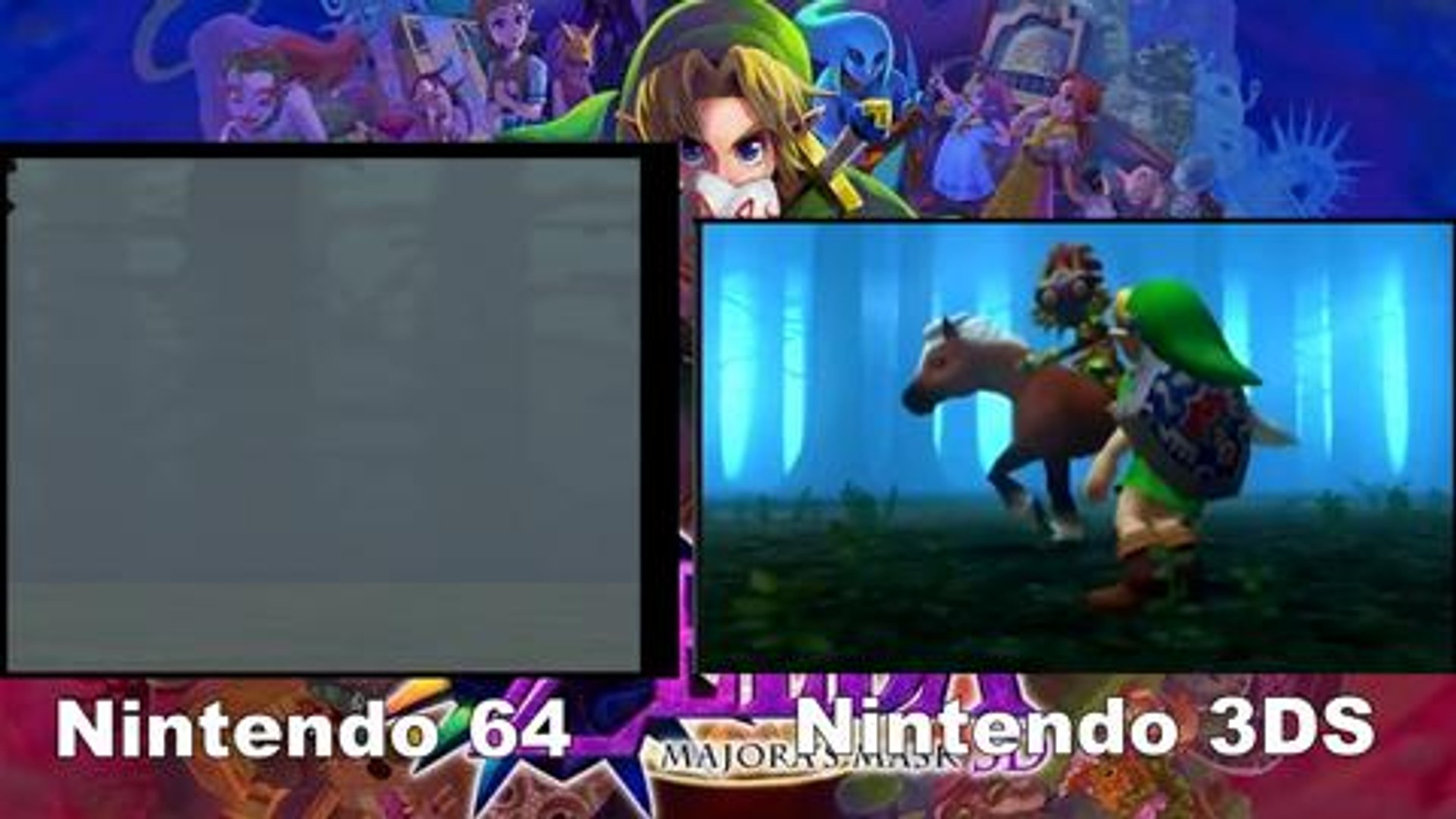 Zelda Majora s Mask 3ds Vs N64