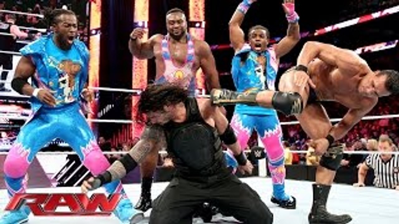 WWE RAW (11-Jan-2016) Roman Reigns vs ALL Match