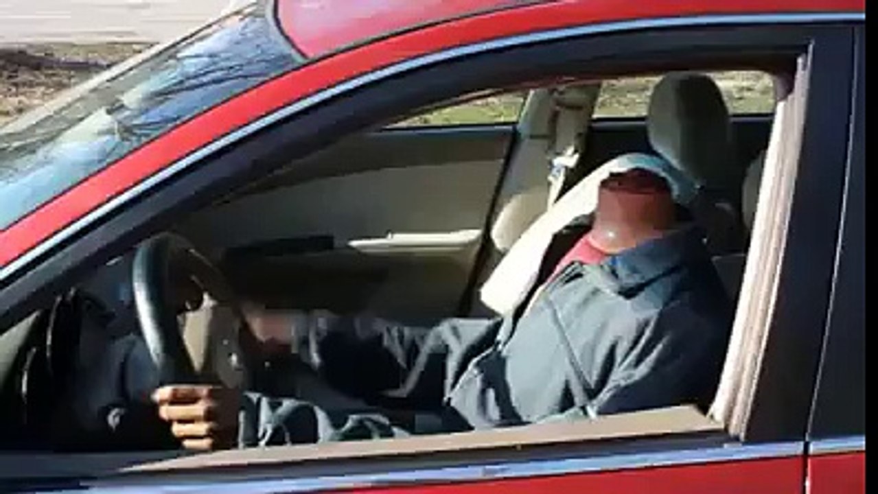 MAN WITHOUT HEAR DRIVING
