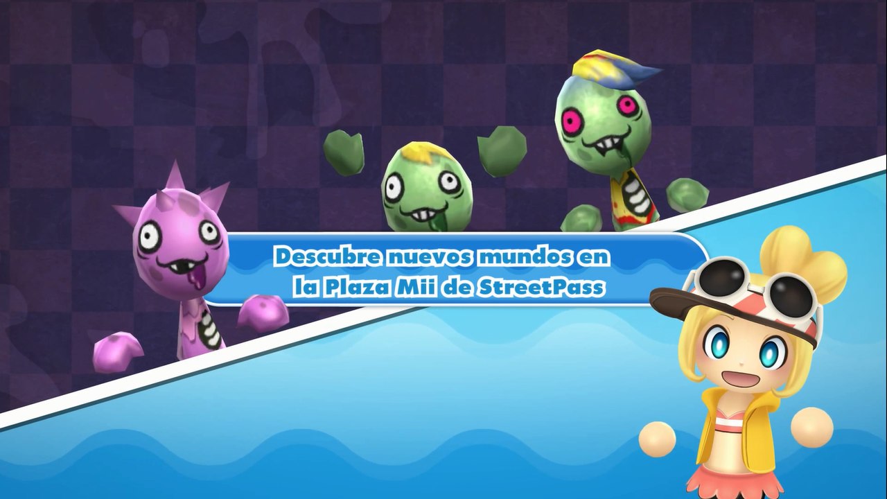 Plaza Mii de StreetPass - Club de pesca Mii y Apocalipsis Mii (Nintendo 3DS)