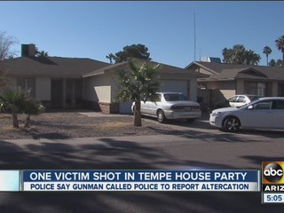 Victim shot at Tempe house party