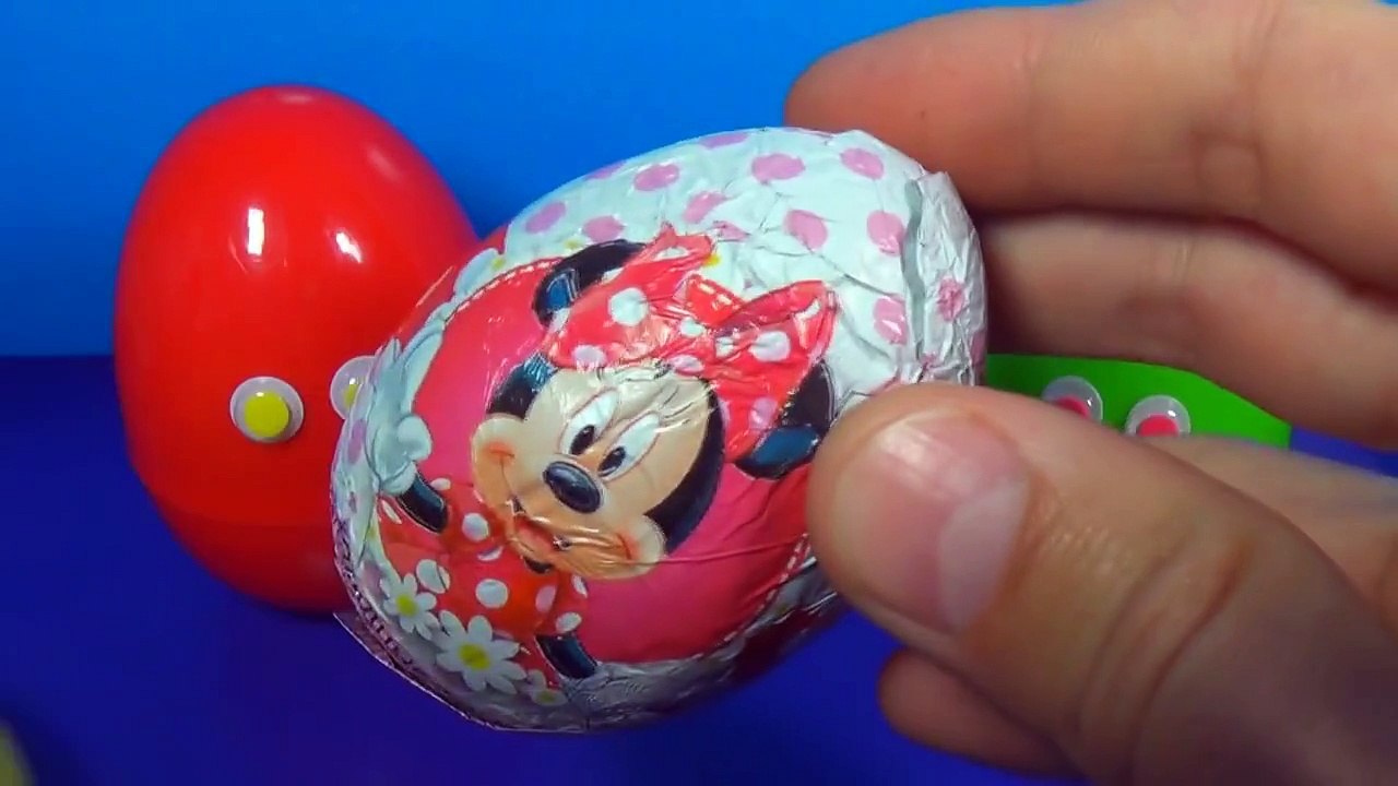 3 Funny surprise eggs! Barbie Disney MINNIE MOUSE eggs surprise For Kids For BABY mymillionTV