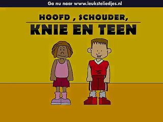 Kinderliedjes  Hoofd, Schouder Knie en teen
