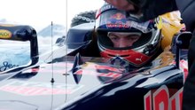 Formula 1 Race Car in the Snow for Fun