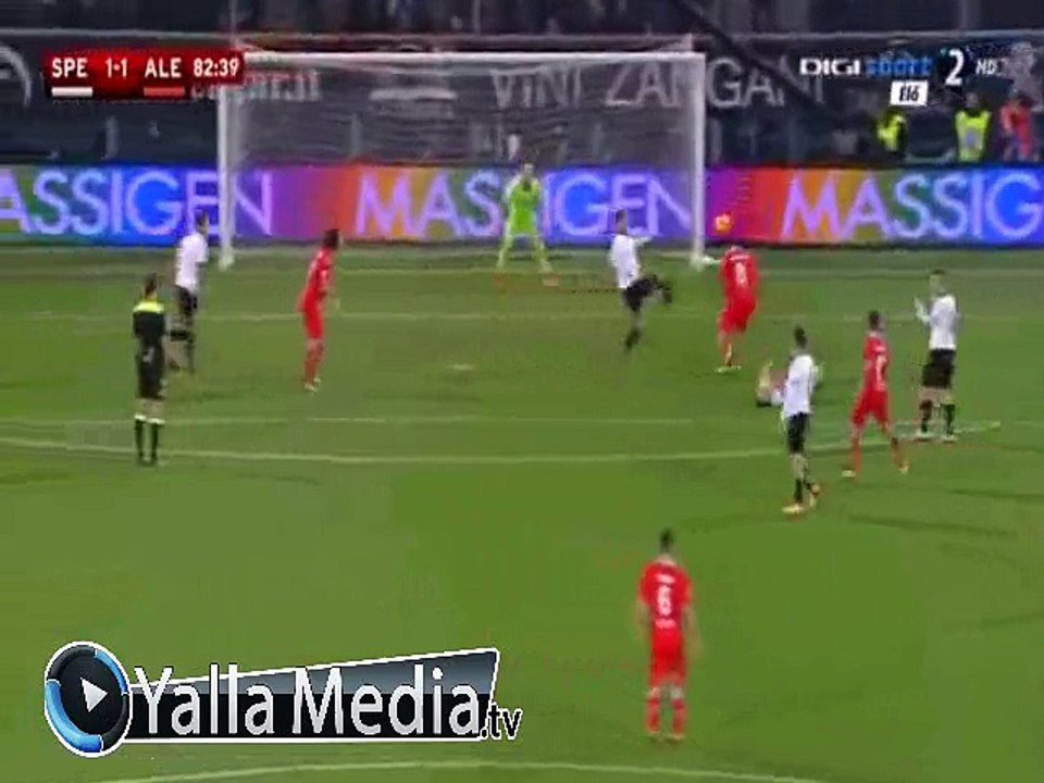 اهداف مباراة ( سبيزيا كالتشيو 1-2 اليساندريا ) دور ربع نهائي كأس ايطاليا