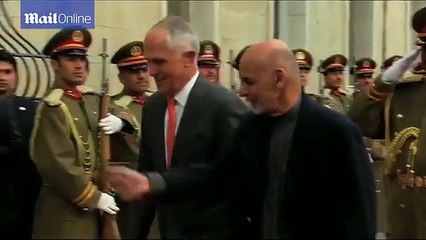 Australia Prime Minsiter Malcolm Turnbull visits Afghanistan