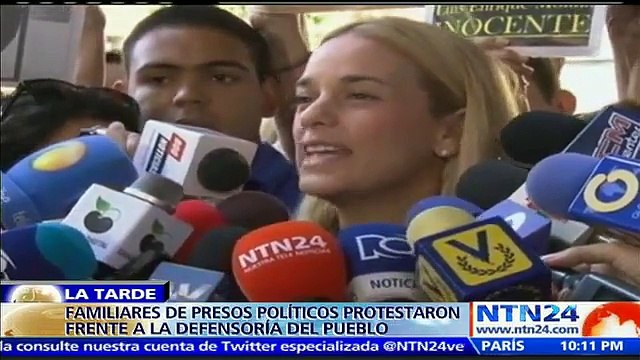 “Defensoría del Pueblo en Venezuela viola la Constitución al no liberar a los presos políticos”: Lilian Tintori