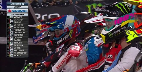 AMA Supercross 2016 - Rd2 San Diego - Full Event Part 2