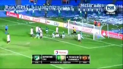 Deportivo Cali derrotó 3 0 a UTC de Cajamarca en la Copa Sudamericana