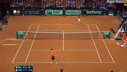 Andy Murray vs David Goffin Highlights ᴴᴰ Davis Сup 2015